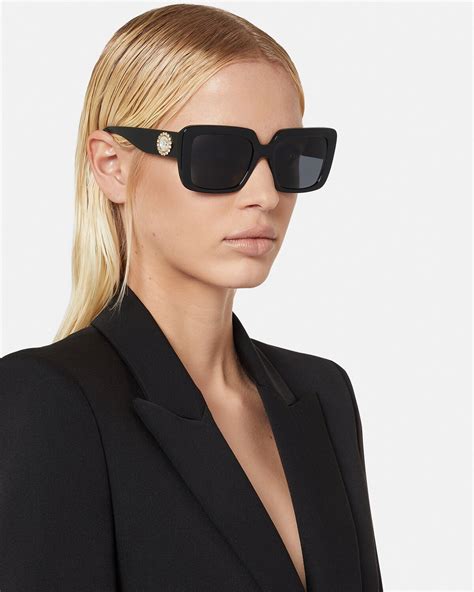 crystal sunshades by versace|Versace Sunglasses for Women .